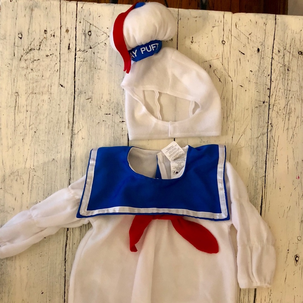 Stay Puff Marshmallow Outfit/Costume 12-24months
